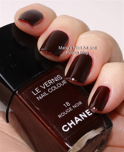 chanel rouge noir nail polish 2015|Chanel nails color chart.